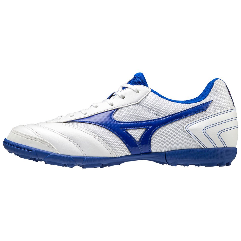 Zapatos De Futbol Mizuno MRL Sala Club TF Para Mujer Blancos/Azules 4652903-JF